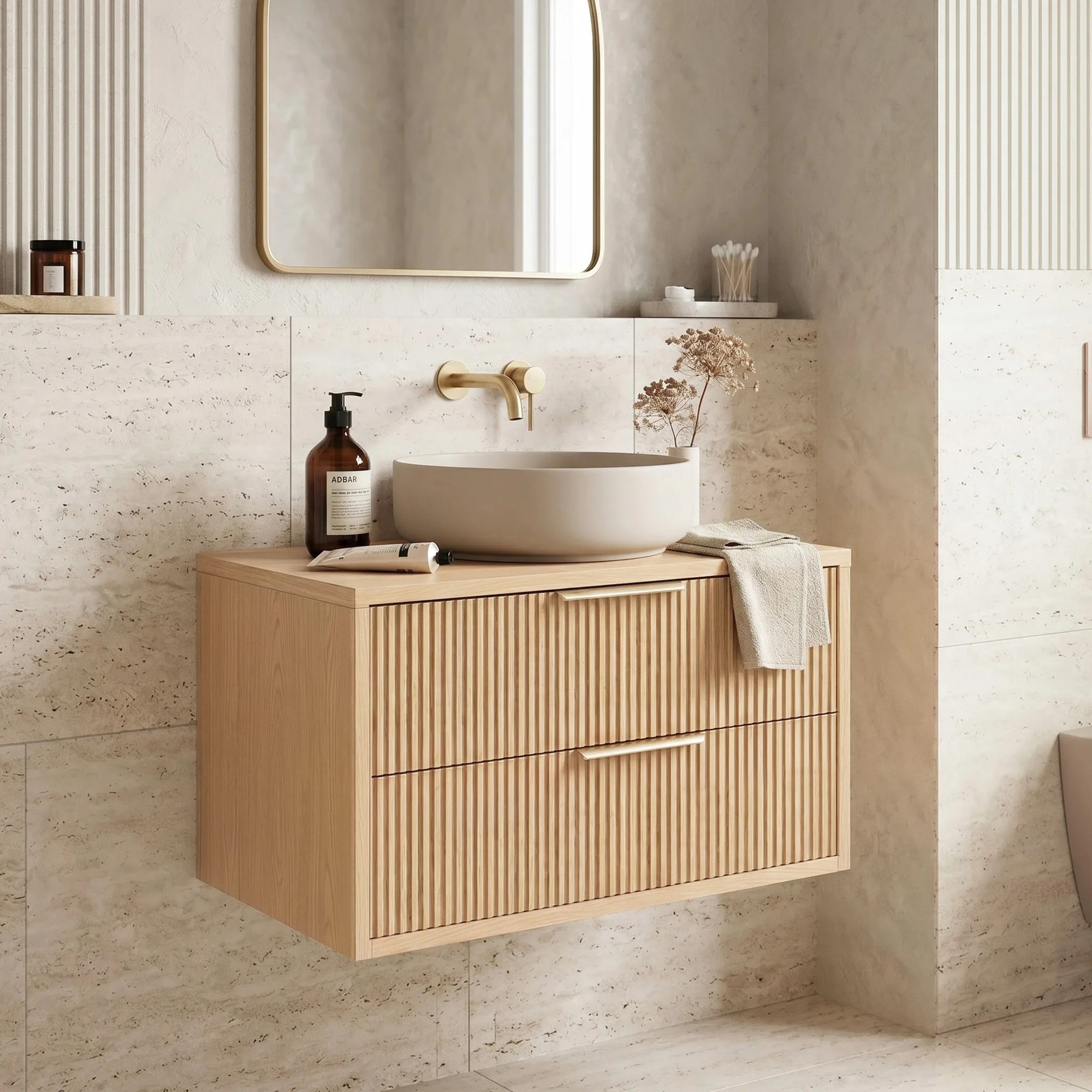 Valamukapp Rea Mono 80cm Beige 2