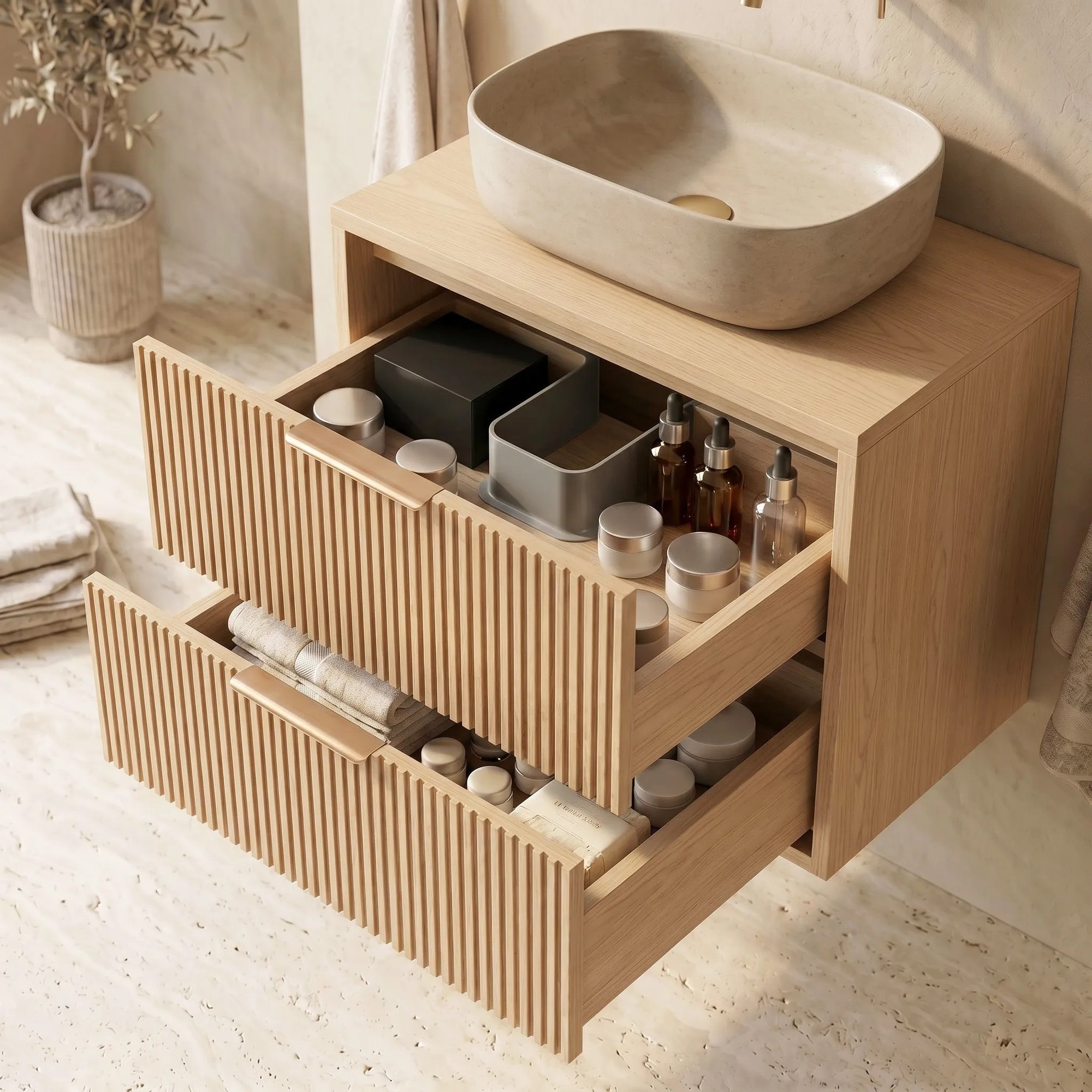 Valamukapp Rea Mono 80cm Beige 5