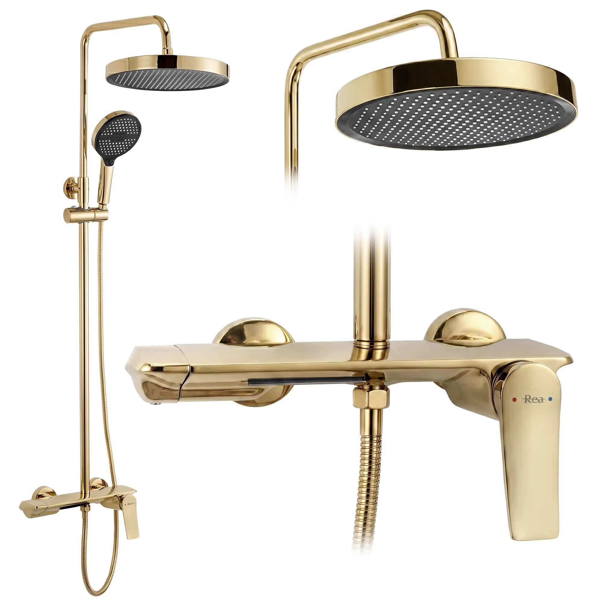 Kultainen Suihkusetti Rea Vision Gold 10