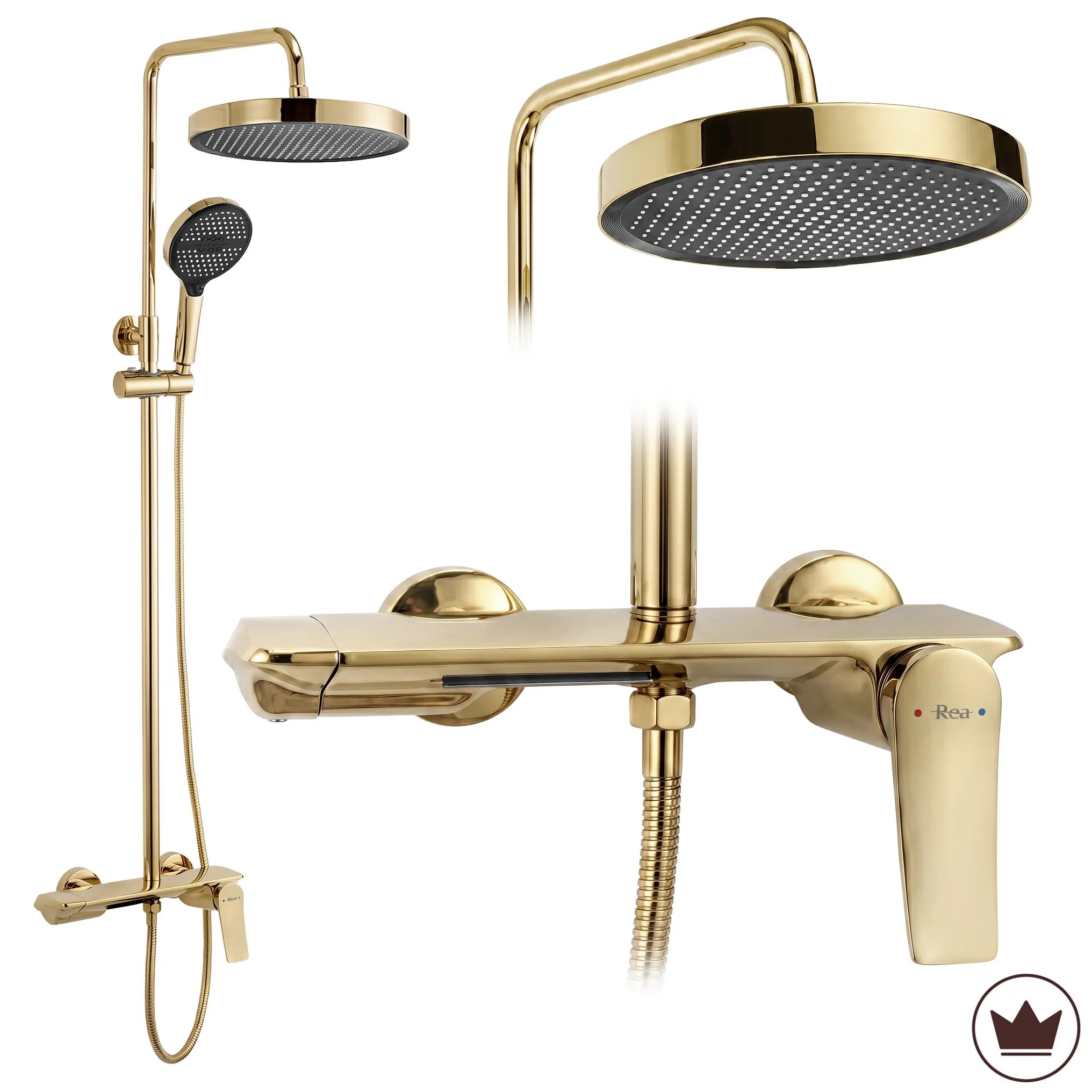 Kultainen Suihkusetti Rea Vision Gold 1