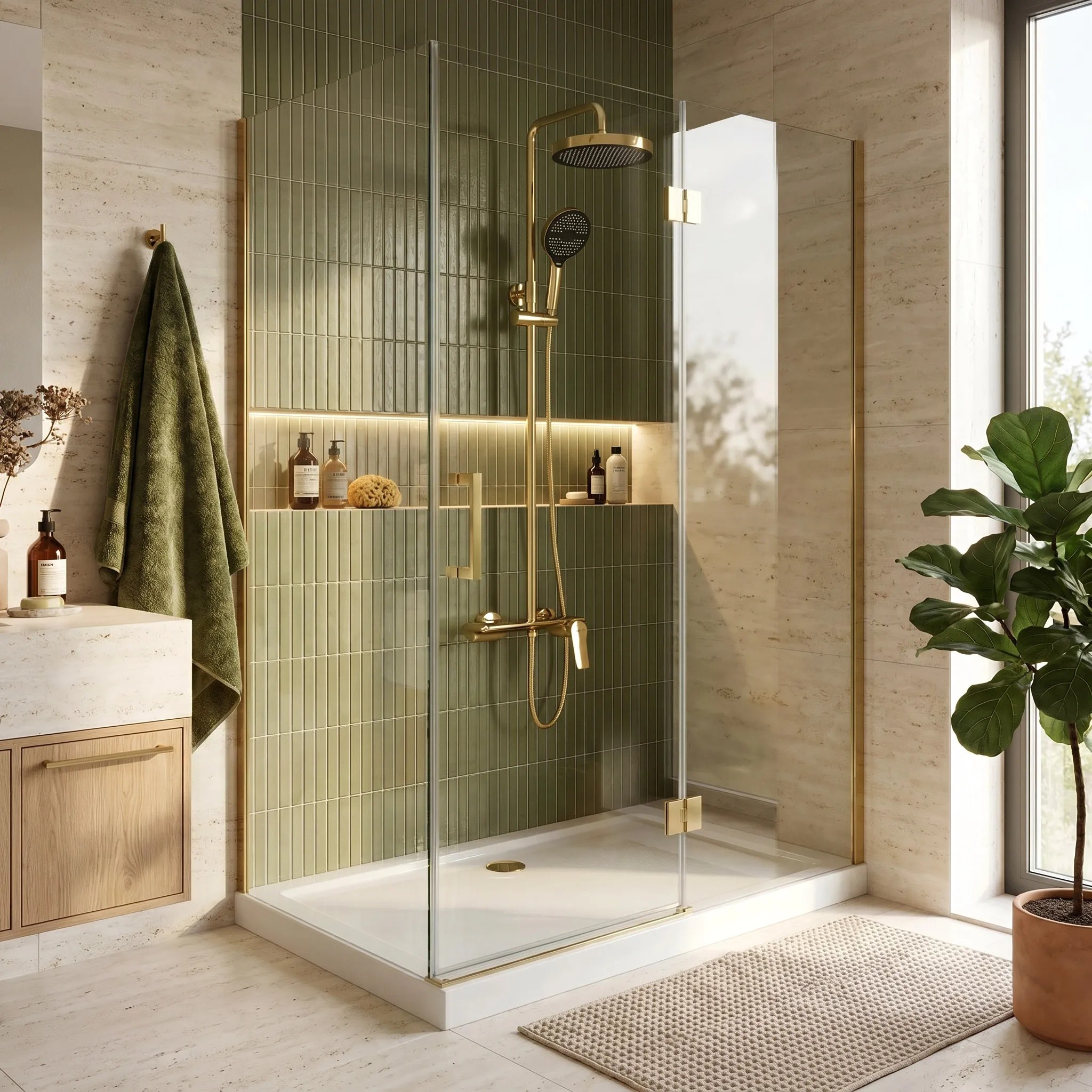 Kultainen Suihkusetti Rea Vision Gold 3