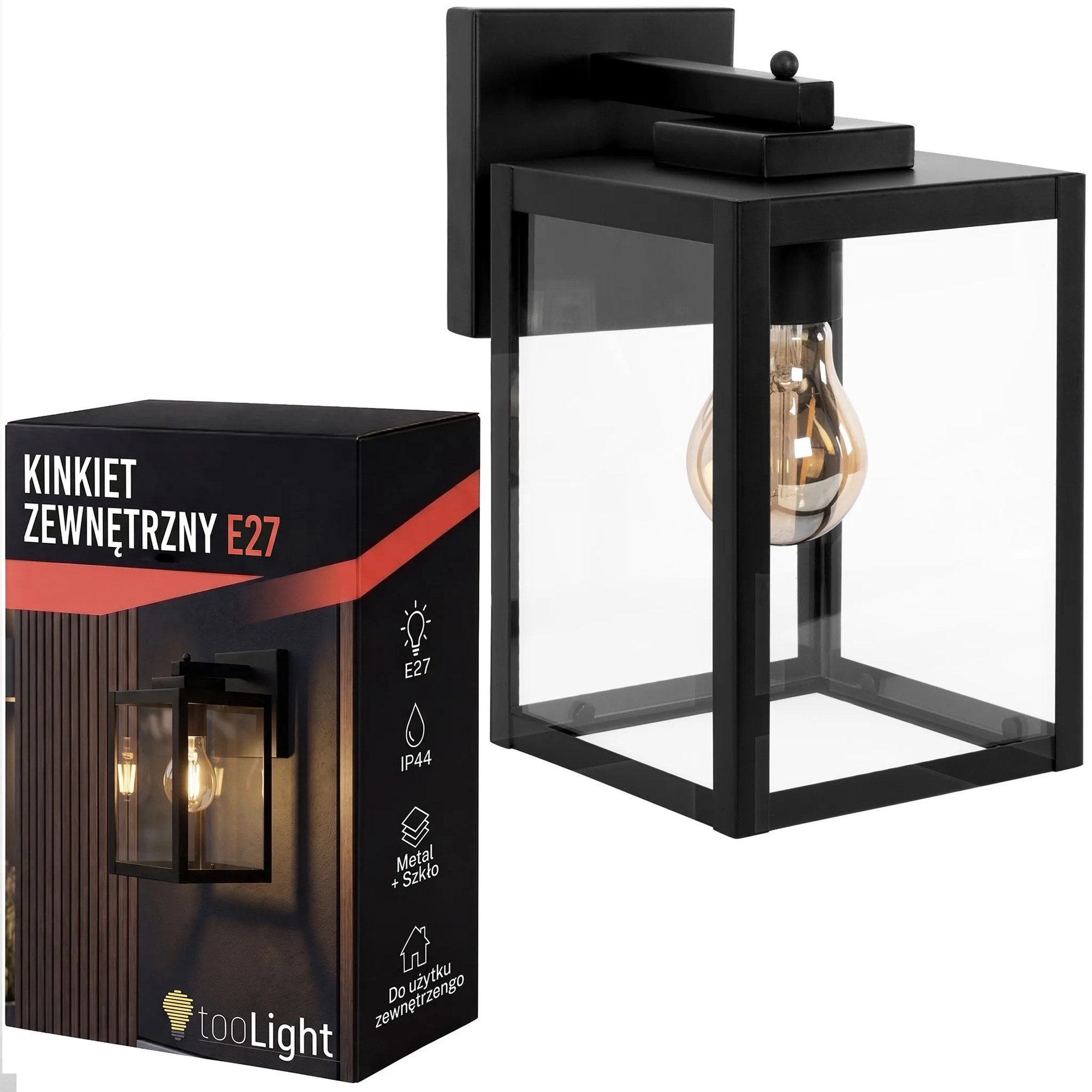 Välisseinavalgusti Jnh038-1g Black 1