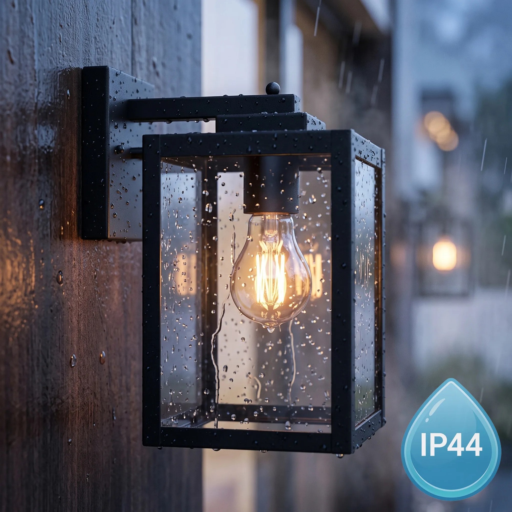 Välisseinavalgusti Jnh038-1g Black 7